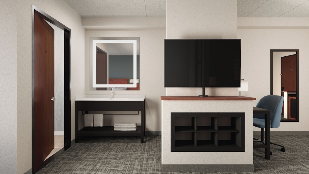 Suite, 2 camas de matrimonio (With Sofa Bed) del hotel Hyatt Place Richmond Airport. Foto 2