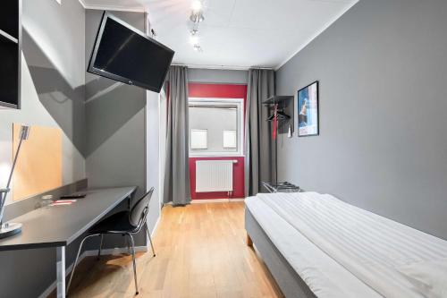 Habitación Individual Económica del hotel Aiden By Best Western Stockholm Arlanda Airport. Foto 1