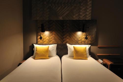 Habitación Sweet Room by ibis con dos camas individuales del hotel Ibis Casa-voyageurs. Foto 6