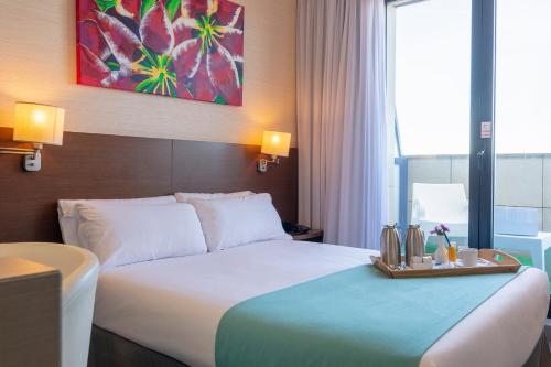 Habitación Doble con acceso a la zona de spa privada del hotel and Spa Real Ciudad De Zaragoza