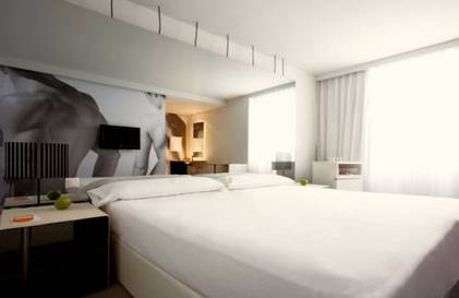 Habitación doble del hotel Room Mate Óscar