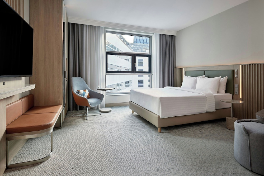 Habitación Deluxe, 1 cama de matrimonio del hotel COURTYARD BY MARRIOTT BERLIN CITY CENTER