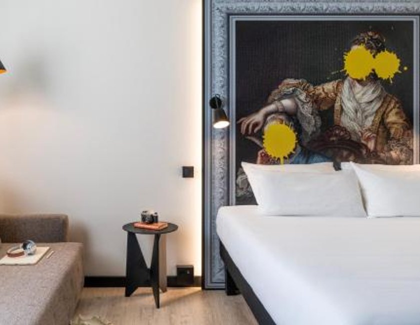Habitación Doble Estándar del hotel ibis Styles Barcelona Sant Joan Despi. Foto 1