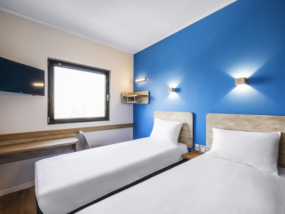 Habitación estándar con 2 camas simples del hotel Ibis Budget Santiago Providencia