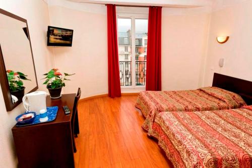 Habitación Doble - 2 camas del hotel Hipotel Paris Printania Maraîchers. Foto 3