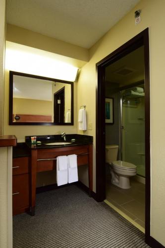 Cama King (con sofá - cama) del hotel Hyatt Place Dallas/las Colinas. Foto 3