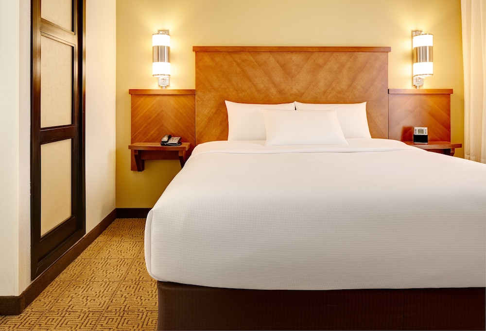 Cama king (con sofá cama) del hotel Hyatt Place Atlanta/buckhead. Foto 1