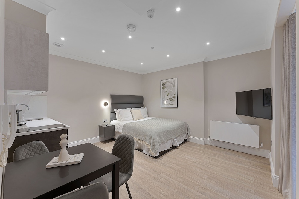 Estudio familiar, 1 cama de matrimonio grande (Lower Ground Floor) del hotel Cleveland Gardens