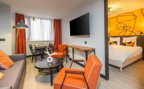 Apartamento de 1 dormitorio del hotel East Paris Suite. Foto 3