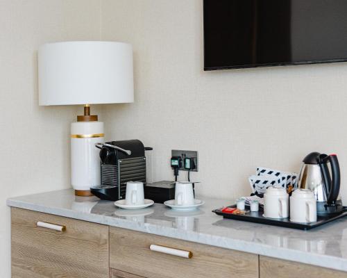 Suite Deluxe de 1 dormitorio con vistas - 1 cama extragrande del hotel DoubleTree By Hilton London Excel. Foto 2