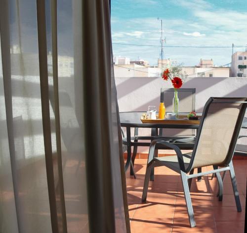 Habitación Individual con terraza del hotel La City Estación