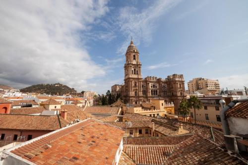 Habitación Doble con terraza del hotel Petit Palace Plaza Málaga. Foto 9