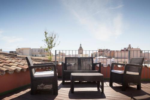 Habitación Doble con terraza del hotel Petit Palace Plaza Málaga. Foto 10