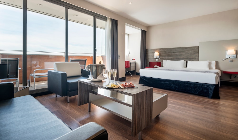 Suite junior, terraza del hotel Ilunion Barcelona