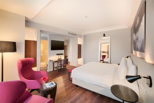 Suite Junior del hotel Radisson Blu Milan