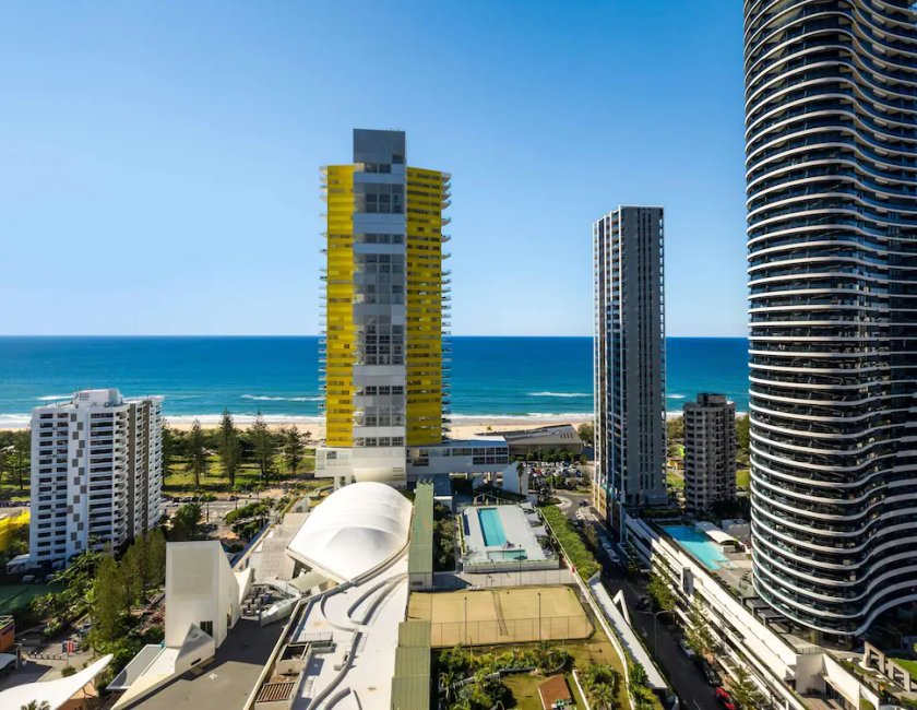 Suite Opera, 1 cama King, sala de estar separada, vistas al océano, Spa del hotel Sofitel Gold Coast Broadbeach. Foto 8