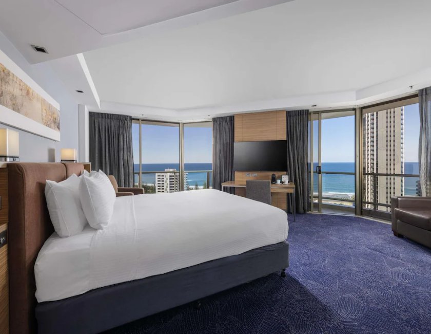 Habitación Signature, 1 cama King, vistas al océano, Spa del hotel Sofitel Gold Coast Broadbeach