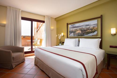 Habitación Doble con terraza del hotel Exe Layos Golf