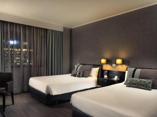 Habitación Doble Clásica - 2 camas del hotel Mercure Santiago Centro. Foto 3