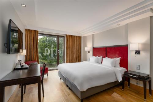 Habitación Premium con vistas al parque del hotel Radisson Blu Elizabete