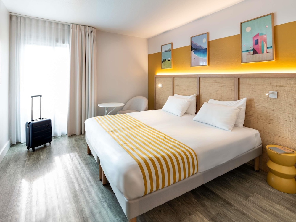 Habitación Estándar - 1 cama doble o 2 camas individuales - vistas al mar del hotel ibis Styles Biarritz Plage. Foto 1