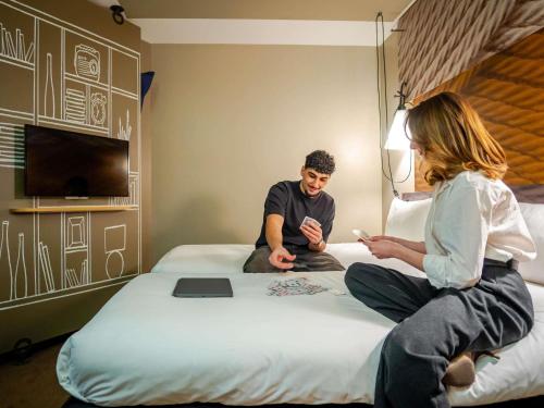 Habitación Doble Estándar - 2 camas del hotel Ibis Bordeaux Centre Gare Saint Jean Euratlantique