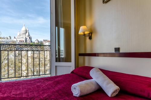 Habitación Doble con vistas del hotel Avenir Montmartre. Foto 4