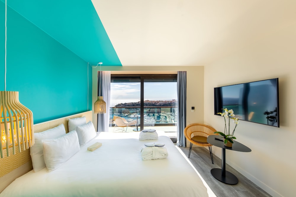 Habitación ejecutiva, 1 cama doble con sofá cama, balcón, vistas al mar (Riviera) del hotel Novotel Monte Carlo