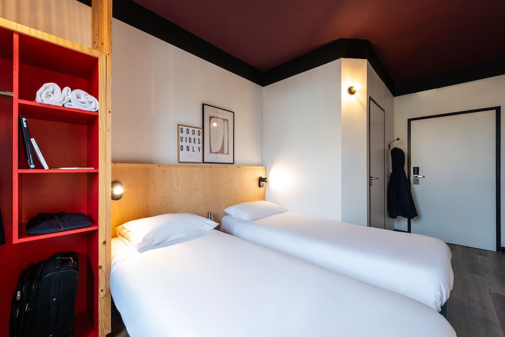 Habitación Pop - 2 camas individuales del hotel Greet Bourg-en-Bresse Sud Montagnat. Foto 1