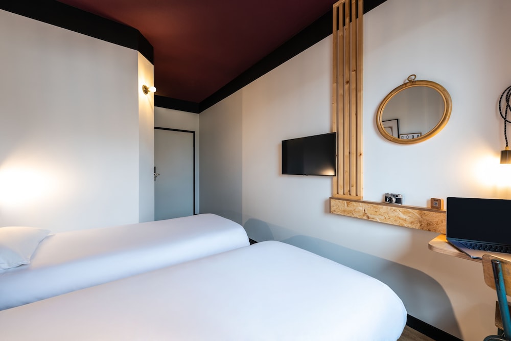 Habitación Pop - 2 camas individuales del hotel Greet Bourg-en-Bresse Sud Montagnat. Foto 2