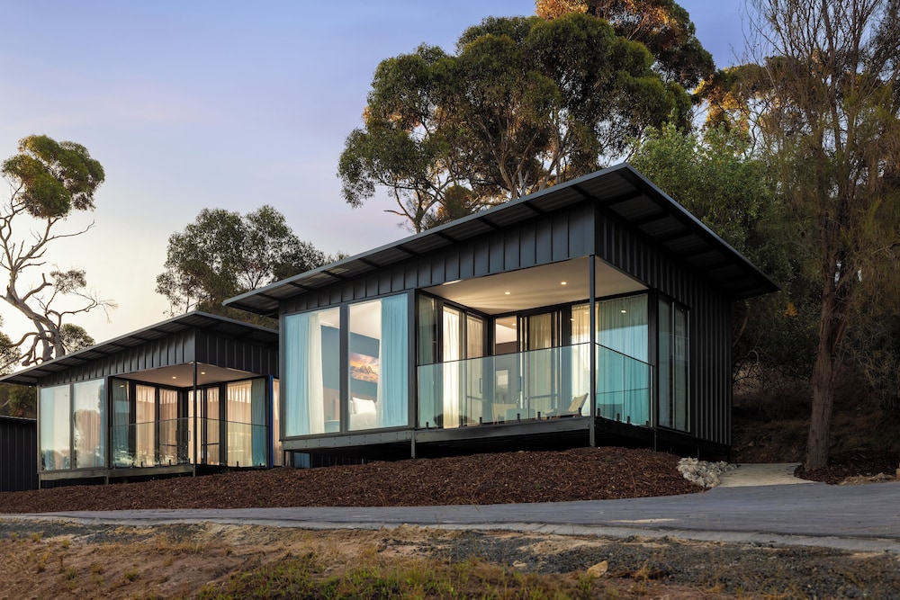Villa de lujo, 1 cama de matrimonio grande del hotel Mercure Kangaroo Island Lodge. Foto 4