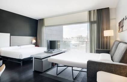 Habitación familiar del hotel Ilunion Atrium