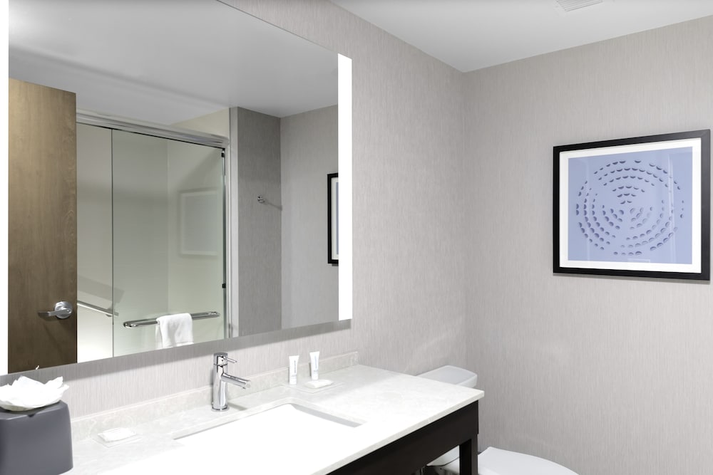 Cama King (más sofá cama) del hotel Hyatt Place Charlotte/University Research Park. Foto 4