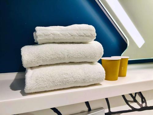 TWIN - Habitación con dos camas individuales del hotel ibis budget Beaune