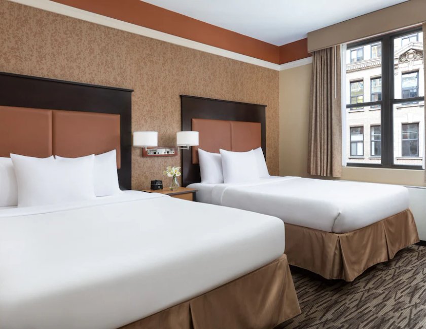 Habitación Deluxe, 2 camas de matrimonio del hotel The Hotel @ Fifth Avenue