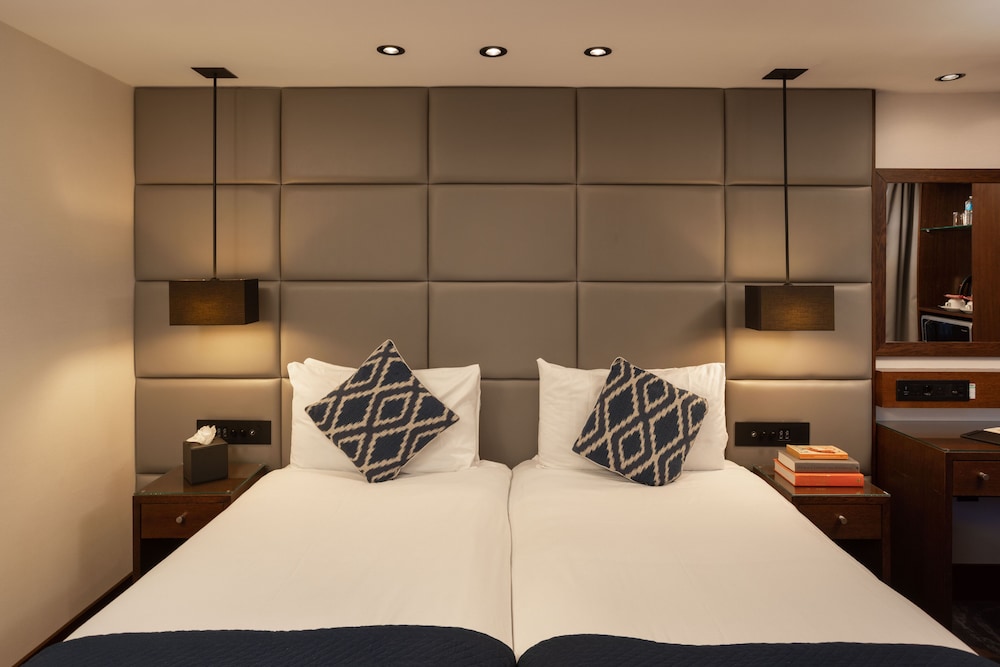 Habitación Deluxe con 2 camas individuales del hotel Montcalm Chilworth Townhouse, Paddington. Foto 4