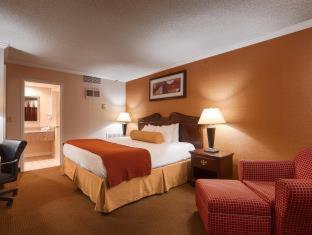 Habitación con ducha accesible en silla de ruedas - 1 cama grande - Adaptado para personas con movilidad reducida del hotel Best Western Galleria Inn and Suites. Foto 1