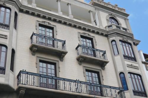 Habitación Doble Deluxe con balcón del hotel MASANET Emblematic Adults Only