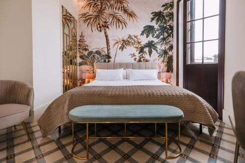 Habitación Doble Deluxe con balcón del hotel MASANET Emblematic Adults Only. Foto 4