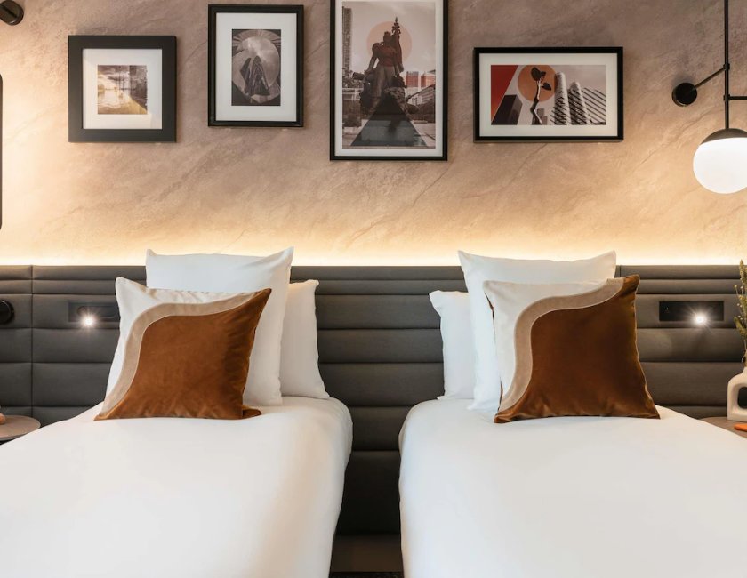 Habitación doble Superior 2 Camas individuales del hotel Novotel Paris La Défense Nanterre. Foto 4