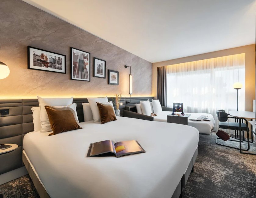 Habitación doble 1 Cama king Business Sofá Cama incluido del hotel Novotel Paris La Défense Nanterre