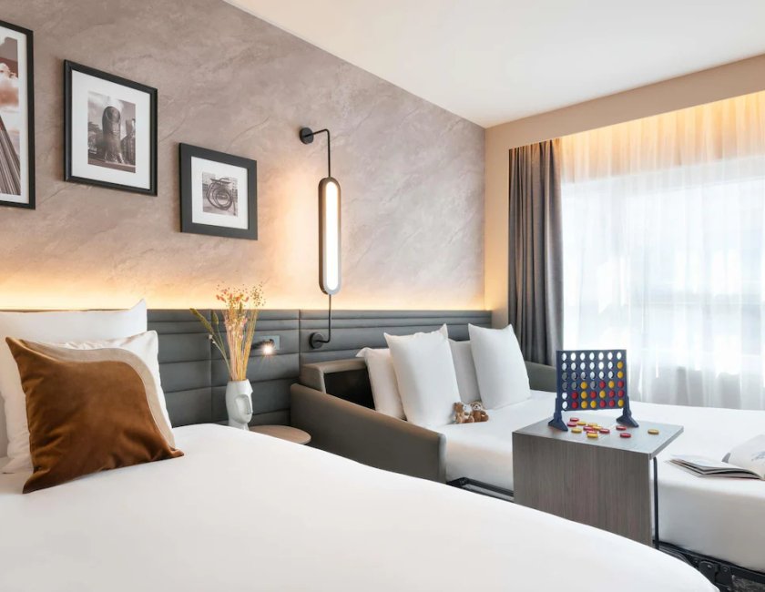 Habitación doble 1 Cama king Business Sofá Cama incluido del hotel Novotel Paris La Défense Nanterre. Foto 3
