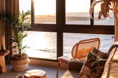 Two - storey Deluxe Apartment with shared terrace and Oceanview del hotel Bahía Luxury. Foto 8