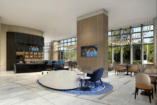 Habitación Club Level M - 2 camas grandes del hotel Marriott New York JFK Airport