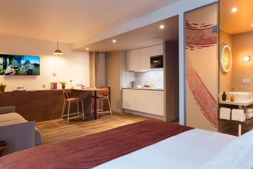 Estudio familiar One of a kind Plus del hotel lyf Gambetta Paris. Foto 1