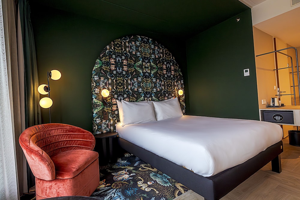 Habitación Estándar con 1 cama doble del hotel Ibis Styles Rotterdam Ahoy. Foto 1