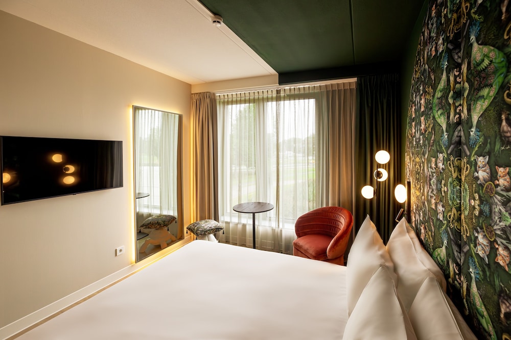 Habitación Estándar con 1 cama doble del hotel Ibis Styles Rotterdam Ahoy. Foto 2