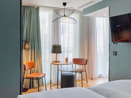 Estudio con 2 camas individuales del hotel Adagio London City East. Foto 4