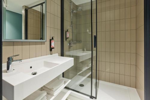 Estudio con cama doble del hotel Adagio London City East. Foto 12