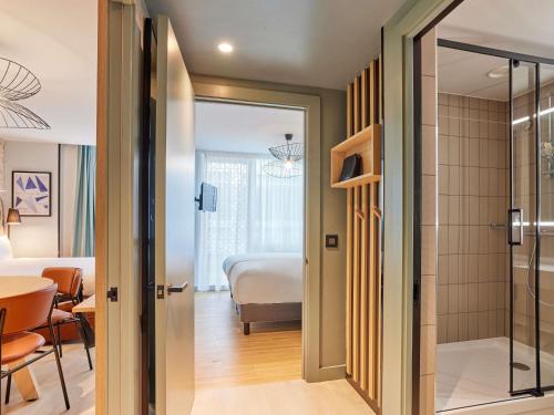 Apartamento de 1 dormitorio con 2 camas individuales del hotel Adagio London City East. Foto 5